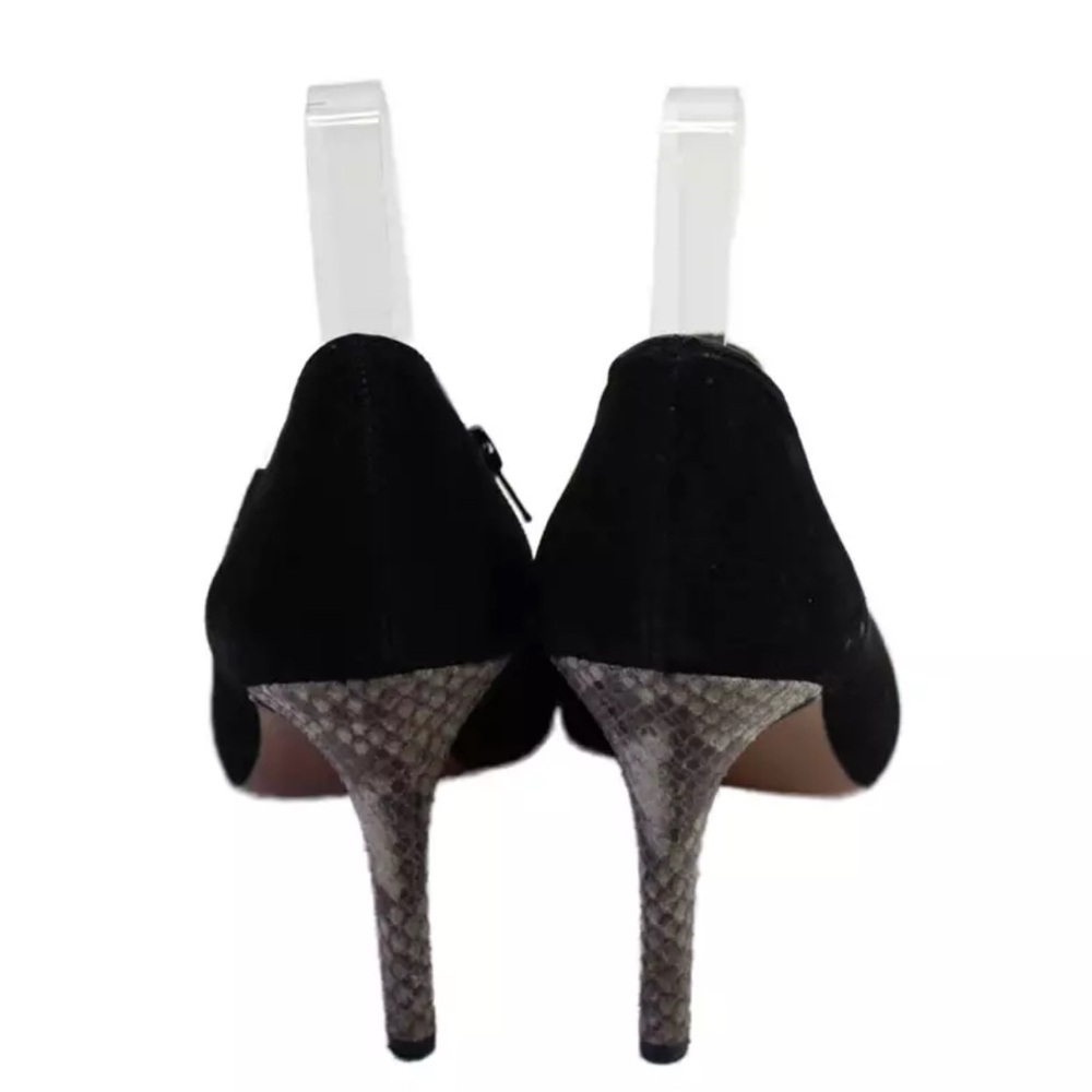 Coach Womens Suede Animal Print Round Toe Zip Up Ankle Booties Black Size 11B - Picture 3 of 6